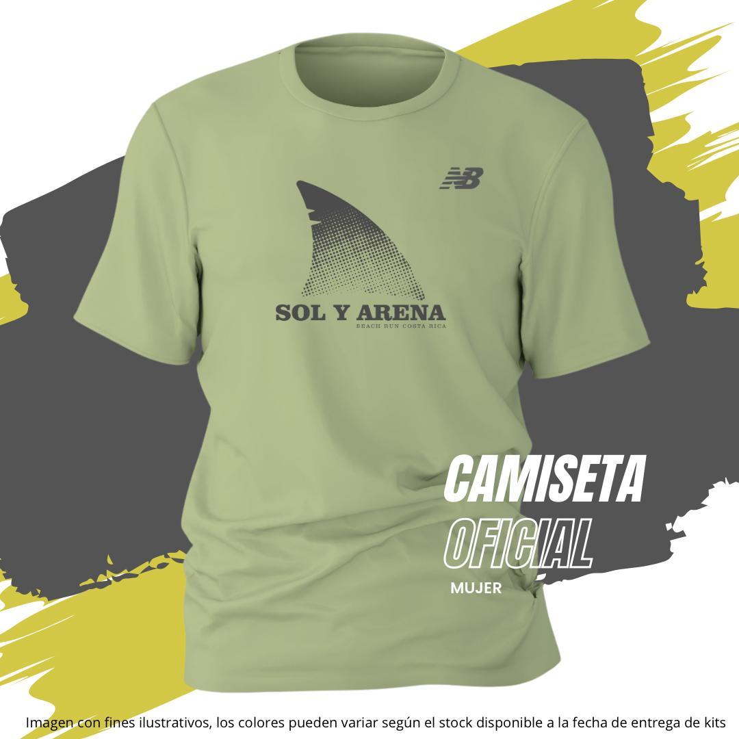 Camisa mujer (del segundo lote de inscripciones, el primer lote la camisa de mujer era la amarilla)