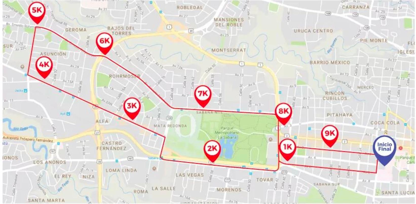 Mapa 10k