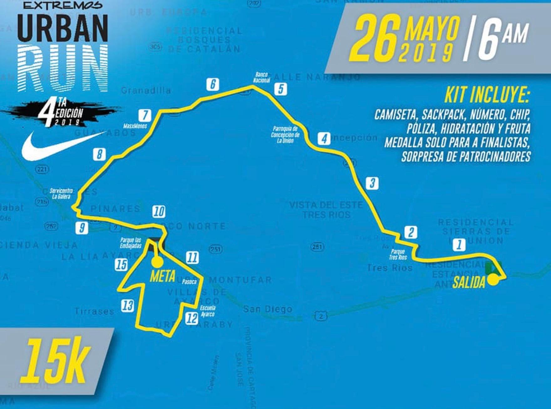 Mapa 15k