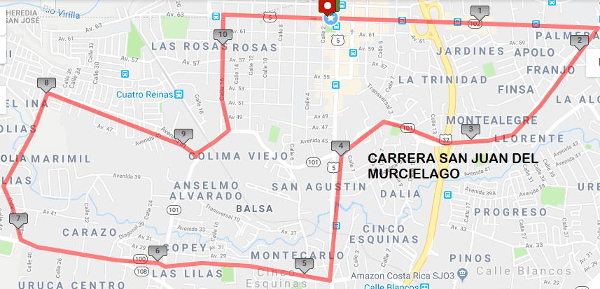 Mapa 10k