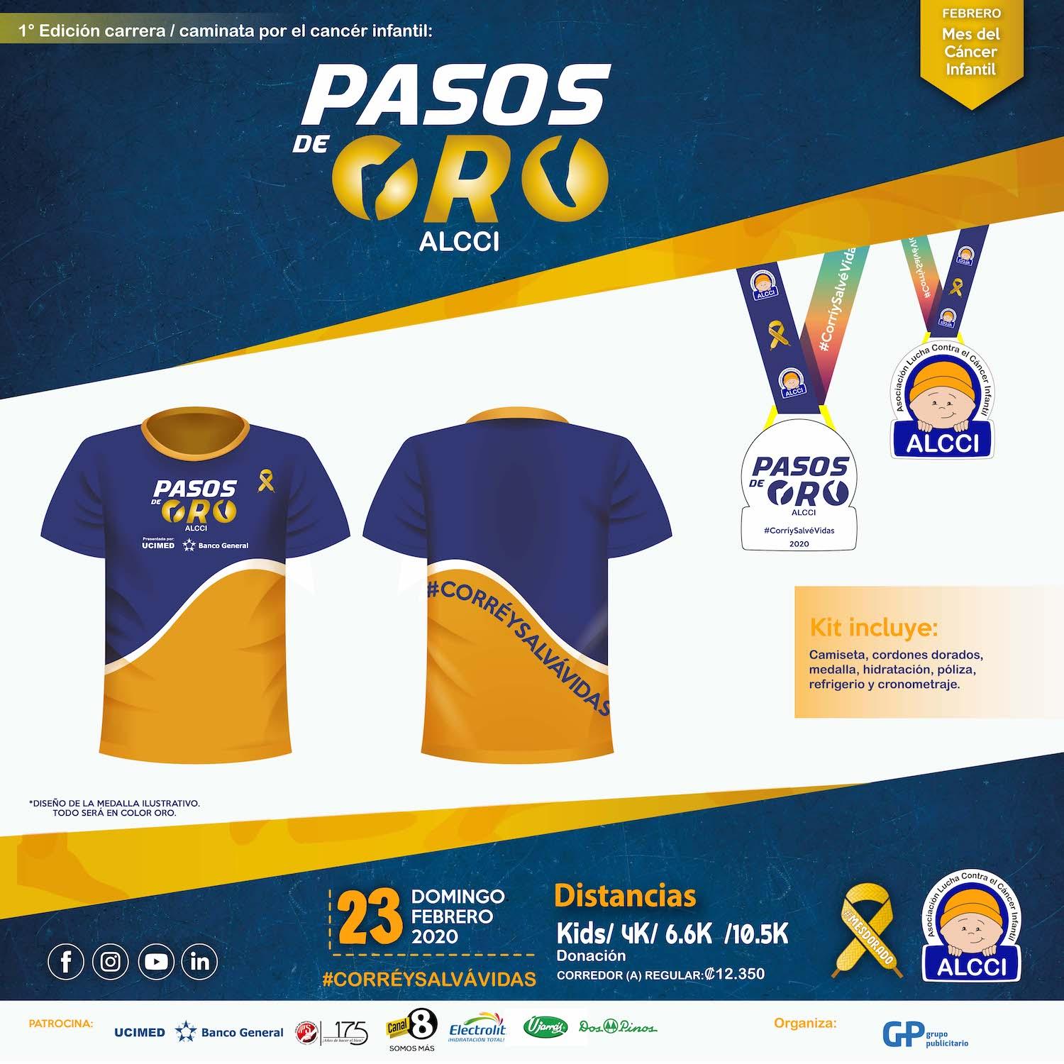 Camisa y medalla regular